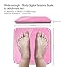 VisionTechShop S Body High Precision Ultra Wide Digital Body Weight Bathroom Scale up to 396lb/180kg, Super-Clear Large LED Display,Step-On Technology, Pink