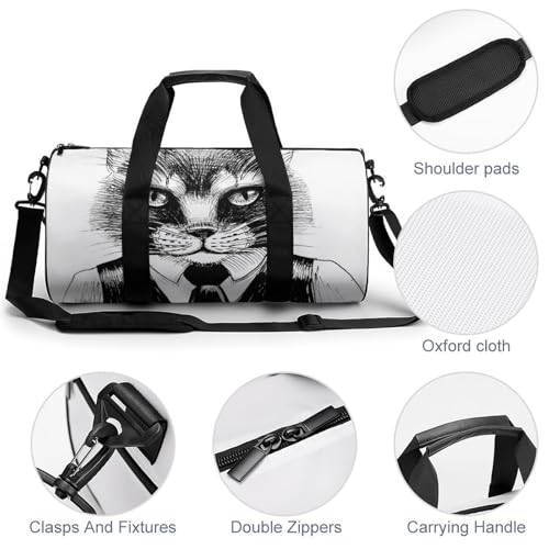Sac de camping chat gentleman pour ranger vos affaires de marche - 5