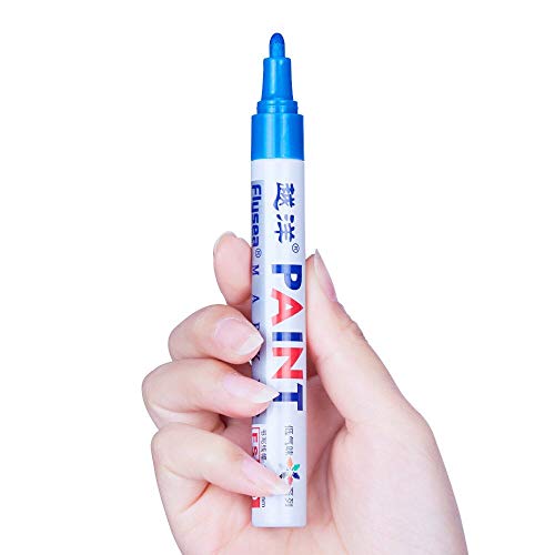Non-Specific GENERIC 12Pcs Waterproof Permanent Paint Marker Pen For Car Tyre Tire Tread Rubber Metal thumb #7