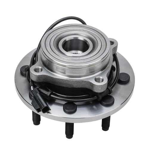 Image of Detroit Axle - 4WD Front Wheel Bearing Hubs for 03-05 Dodge Ram 2500 3500, | 2003 2004 2005 Wheel Bearing and Hubs Assembly Set Replacement Pair Hubs