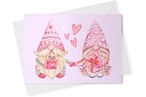 Whimsical Valentine's Day Gnome Cards