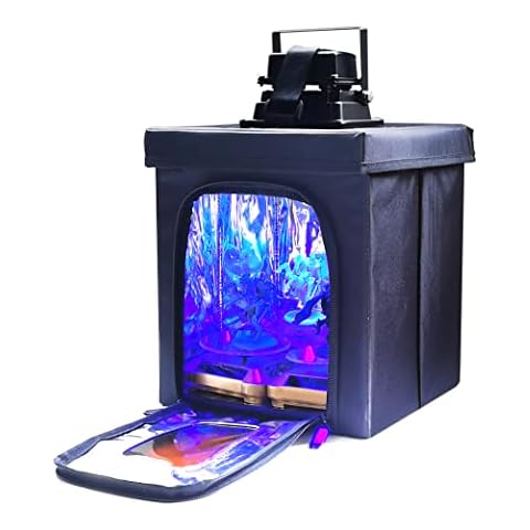 FUNGDO 3D Printer Resin Curing Station DIY Curing Enclosure with UV Light UV Lamp Solar Turntable for 405nm UV Resin SLA DLP LCD 3D Printer Solidify Model Cover