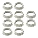 G9 Lampenschirmring aus Kunststoff, Lampenschirmring für G9-Lampenfassung, Weiß (10)