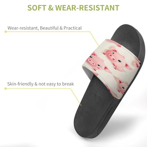 Chaussons de cochon rose doux pour flâner à la maison en toute sécurité - 4