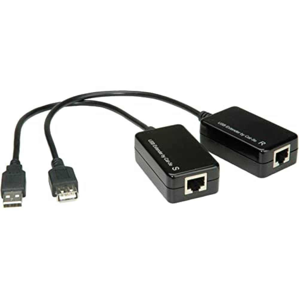 Value USB 1.1 Extender over RJ-45 Trasparente cavo di interfaccia e adattatore