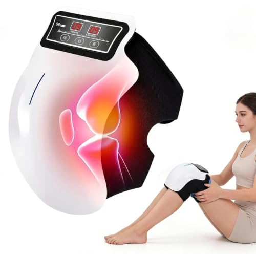 Calentador de rodillera recargable con tres niveles de calor y vibración