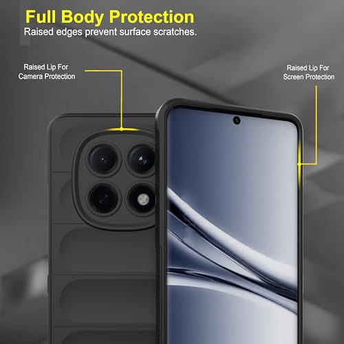 Image of Zapcase Back Case Cover for Redmi Note 15 5G | Compatible for Redmi Note 15 5G Back Cover | Liquid Silicon Magic Case with Camera Protection | Black