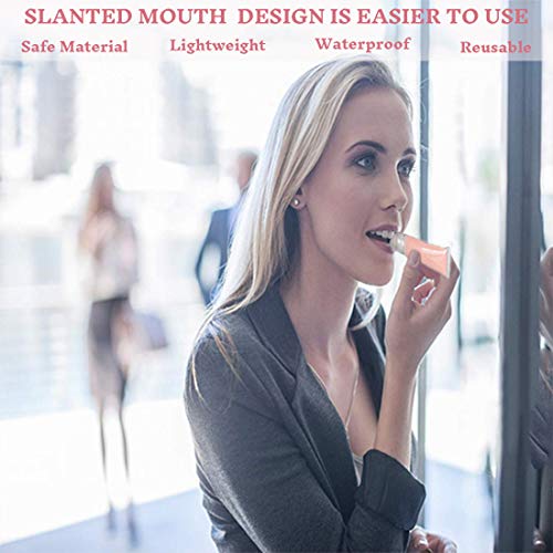 image for Hajoyful 90 PCS 5 ML Refillable Mini Clear Empty Lip Gloss Balm Contai