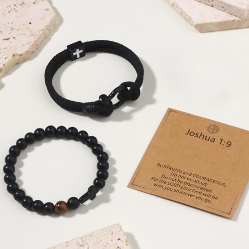 Pulsera Cristian con Cruz para Hombre Giovanchi miniatura 4