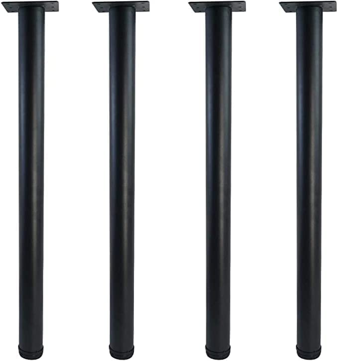 DECORILA 30 Incn Adjustable Round Furniture Leg,Metal Table Leg,Modern Table Leg,30" Table Legs,DIY Coffee Table, Dining Table Legs,Bar Support Feet，Wrought Iron Table Legs,Set of 4 (Black) (B0BT9QK9BX) Amazon Price History, Amazon Price Tracker