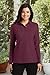 Port Authority Ladies Silk Touch Long Sleeve Polo Shirt Burgundy