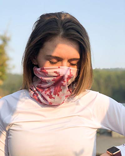 Image of BASSDASH UPF 50+ UV Sun Protection Neck Gaiter Fishing Mask Hunting Kayaking Hiking Cycling Ski Sports