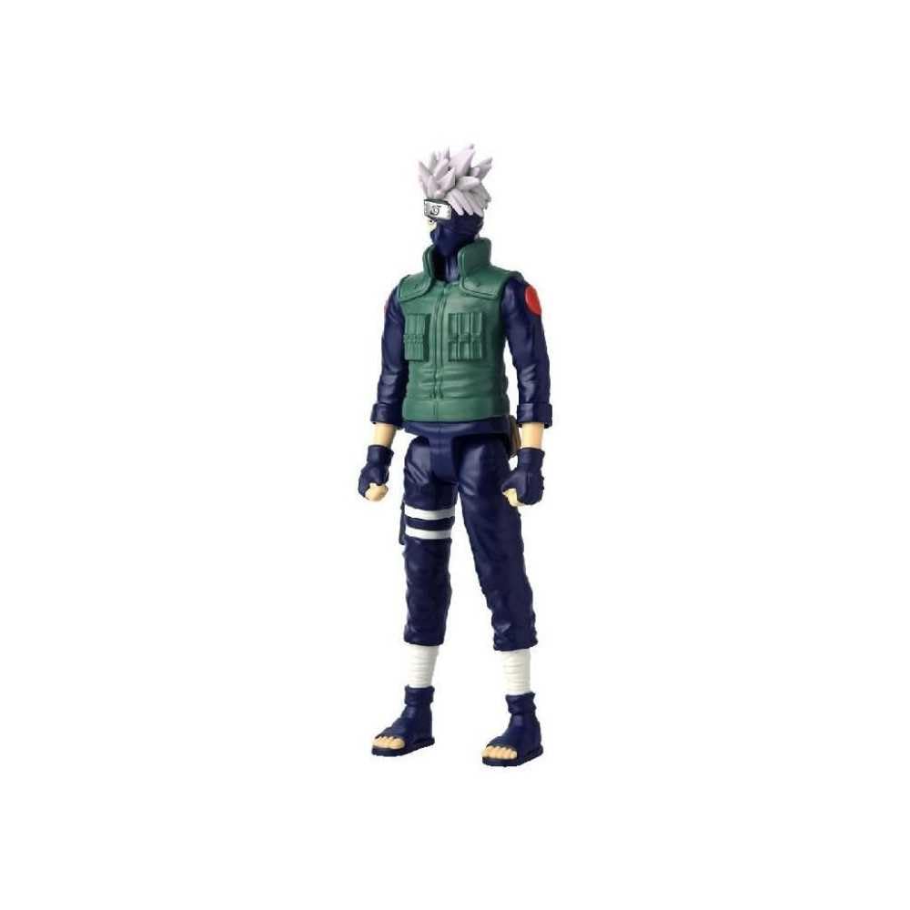 BANDAI - Anime Heroes - Naruto Shippuden - Manga-Figur Anime Heroes Mega 30 cm - Kakashi Hatake - Offizielle Naruto Lizenz - Große Gelenkige Kakashi-Figur - Spielzeug für Kinder ab 4 Jahren - 38153