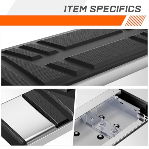 Estribos Running Boards 6.5" para VW Tiguan 2022-2024 miniatura 5