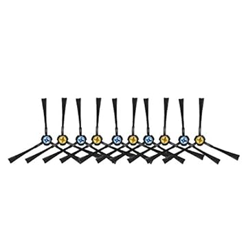 10pcs/lot Robot Vacuum Cleaner Side Brushes Compatible with ilife V80 V8S X800 Robotic Vacuum Cleaner Parts Accessories