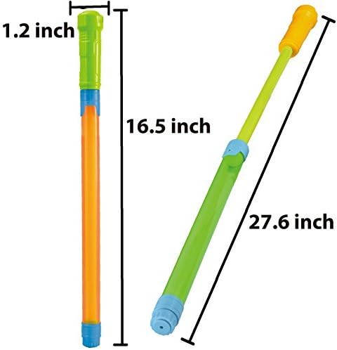 JOYIN 6 Pack Super Water Blaster 16.5'' Summer Water Soaker Swimming Pool Game Beach Sand Water Fight Toys
