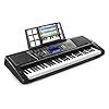 Midi Keyboard Piano MAX KB12P met 61 Aanslaggevoelige Toetsen, Midi aansluiting, pitch bend, groot Display en vele opties en features