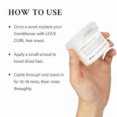 Davines LOVE Curl Mask | For Nourished and Workable Curls | Hydrate and Soften