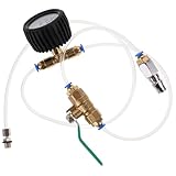 Hemobllo Luftschwingungsdämpfer Prüfgerät Lecksuchgerät für Pneumatische Stoßdämpfer Auto Lecktester Autoreparaturwerkzeug zur Prüfung von Luftleckagen