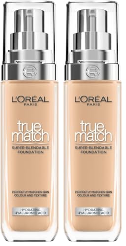 L'Oréal Paris True Match Liquid Foundation 5.N Sand (Pack of 2)