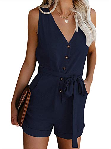 Geagodelia Tuta Intera Donna Estivo Elegante in