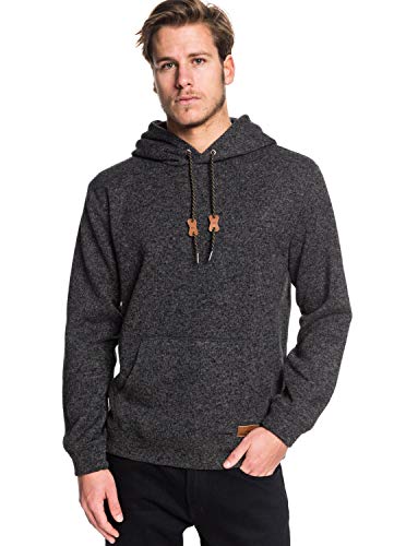 Quiksilver Keller Hood Fleece Dark Grey Heather MD