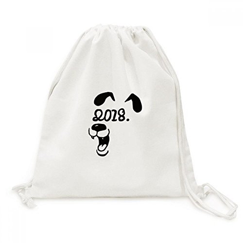 Toile Drawstring Backpack Voyage léger pour éviter le désordre