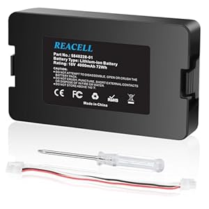 REACELL 18V 4000mAh Akku Kompatibel für Husqvarna Automower 115H/305/310/315/315X (2020), Ersatzakku für Gardena Sileno City/Life, für Gardena sileno minimo 250 Mähroboter