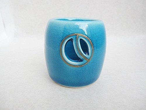 Amazon｜茶道具 茶事 陶器 蓋置 青釉薬つぼつぼ蓋置｜箸置き