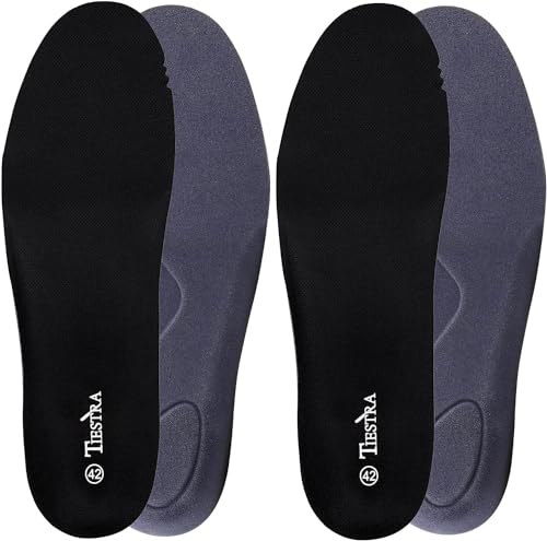 Image of 2 Pair-Insoles for Mens Memory Foam Shoe Inserts,Replacement Insoles for Work Boot Running Shoes-Shock Absorption and Cushion for Feet Relief,Comfort Inner Soles for Everyday Use Black 45EU /US12
