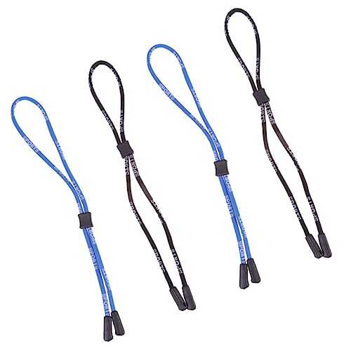 Uonlytech 4 Piezas correa de seguridad para gafas cadenas de anteojos gafas de protección bridas para cables colgante gafas de agarre de oreja correa de sujeción de gafas correa porta gafas