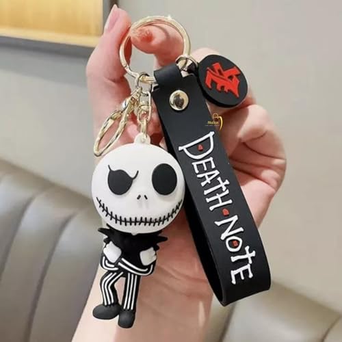 Image of MALKIN Death Note Silicone 3D Keychain | Anime Merch | Rubber Keychains