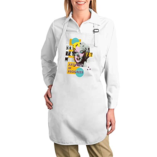 Tablier cuisine premium blanc artwork in progress au design exclusif