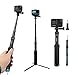 AFAITH Impermeable Selfie palo de aleación de aluminio Hand Grip Telescópico Handheld Monopod para GoPro Hero 4/5/6/7, iPhone 7 / 7 Plus / 6s Plus / 6s / 6, Samsung Galaxy S8 S7 and Smartphones GP073