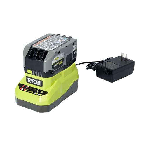 Image of RYOBI ONEAND 18V Lithium-ION Starter High Performance KIT with 2.0 AH Battery, 4.0 AH Battery, and Charger