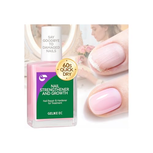 Nail Strengthener Growth Polish for Women: Protein Ridge Filler for Home