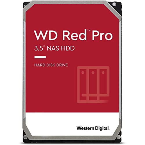Image of WD Red Pro 18TB NAS 3.5 inch Internal Hard Drive - 7200 RPM Class, SATA 6 Gb /s, CMR, 512MB Cache