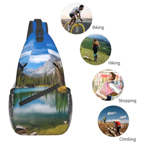 Bolso Sling unisex tipo chest para senderismo y viaje miniatura 5