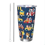 Cadeau parfait : notre tasse à café en acier inoxydable peut être facilement placée dans une variété de porte-gobelets, que vous soyez au bureau, en voiture ou à la maison. Le design pratique augmente considérablement les scénarios et la commodité d'utilisation des tasses, vous permettant de garder l'eau potable où que vous soyez. Notre gobelet isotherme en acier inoxydable est un merveilleux cadeau pour les occasions spéciales telles que la fête des pères, les anniversaires, les anniversaires de mariage, et est le cadeau parfait pour la famille et les amis.