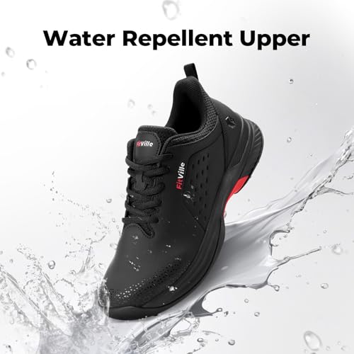 FitVille Wide Waterproof Spiked Golf Shoes