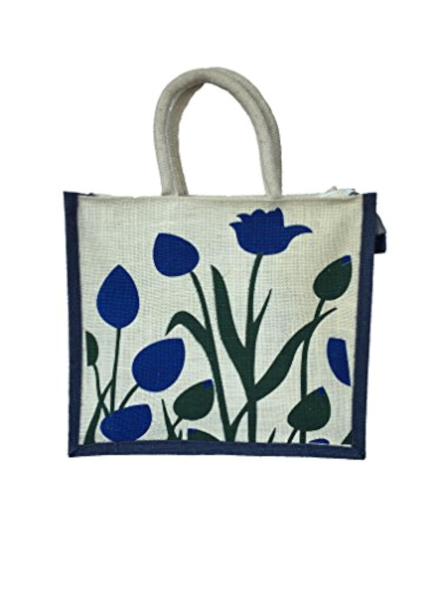 Jute Tote Shopping Bag, Reusable Grocery Bag