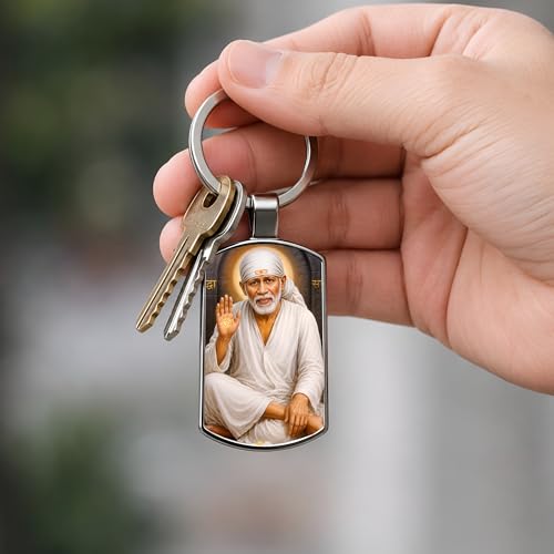 Image of Premium Printed Metal Keychain for Men & Women | High-Definition Artwork Print | Durable Key Ring for Car, Bike, Home & Office Keys | Stylish Decorative Key Holder Gift