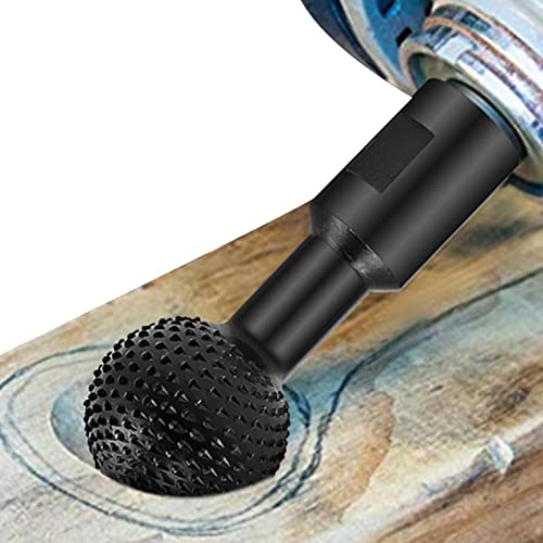 PROIDL Sphere Rotary Burr, Wood Carving Power Tools Attachment, Ball Gouge Angle Grinder Attachments Power Carving Tools for Wood Carving Grinding Polishing Engraving