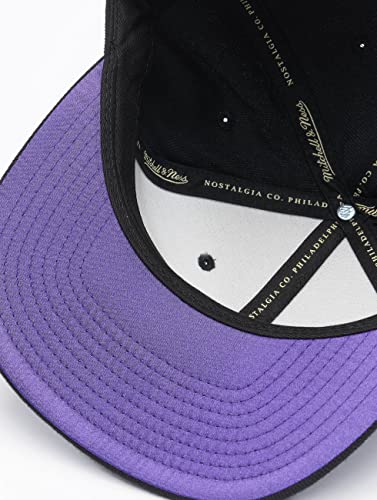 Gorra Mitchell & Ness Los Angeles Lakers Snapback Negro Ajustable miniatura 3