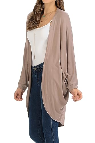 Image of iconic luxe Women's Jersey Batwing Sleeve Cardigan