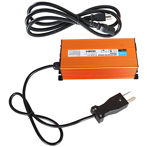 WFLNHB 14A 36 Volt Golf Cart Battery Charger Replacement for EZGO Club Car Yamaha with Crowfoot Plug