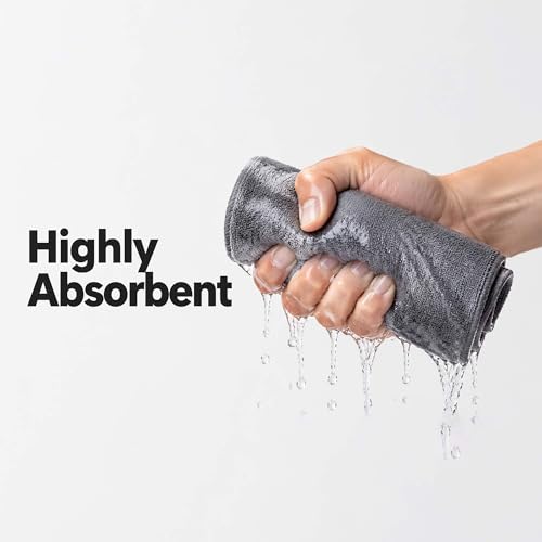 Image of Microfiber Gym Towel Set of 4 for Men & Women, 400 GSM Quick Dry Sweat Towels, Highly Absorbent Workout Towel for Sports, Fitness, Yoga, Running, Travel & Hand Towels, Multicolor