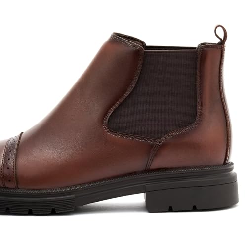 Image of Arkbird Men's Dress Boots Genuine Leather Ankle Boot for Men Classic Casual Oxford Style Footwear