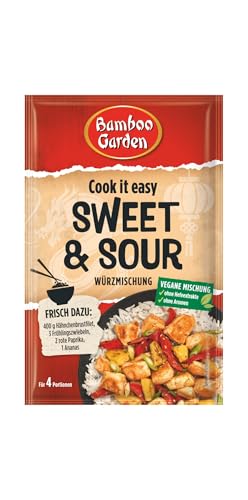 Bamboo Garden - Sweet & Sour Würzmischung | Zum Würzen von Hähnchen süß-sauer | Für 4...