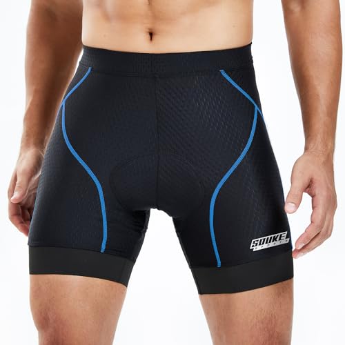Souke Sports PS6018 Men'S Cycling Underwear Shorts 4D Padded Bike Bicycle Mtb Liner Shorts thumb #2
